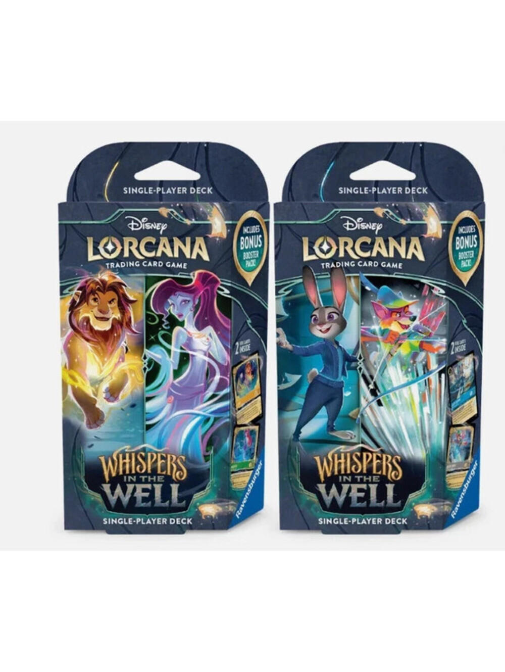 Disney Lorcana Set 10 Whispers in the Well - STARTER DECK, 2 PACK SET